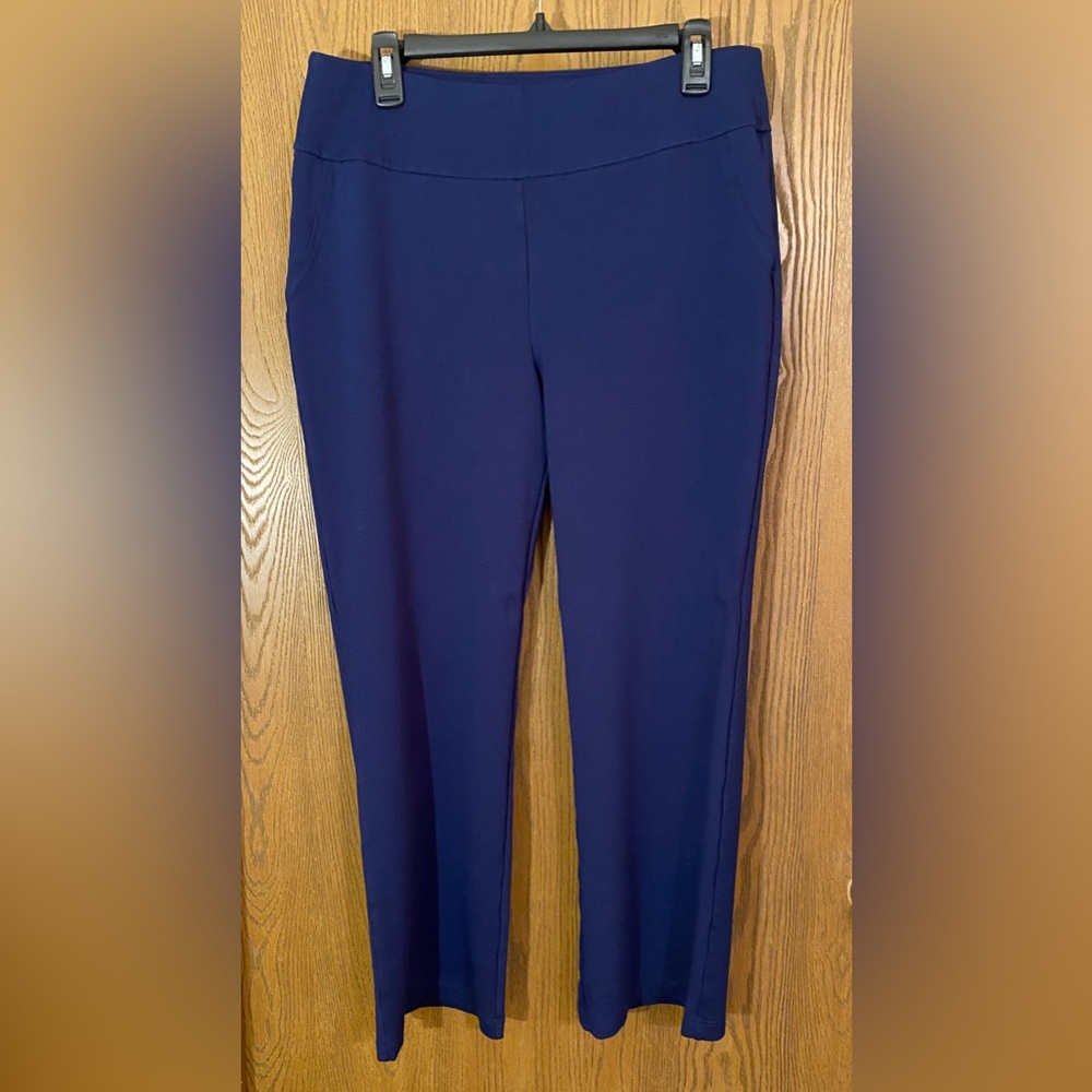 Dear Scarlett- Magic Pants, Straight Leg, Navy, 1X